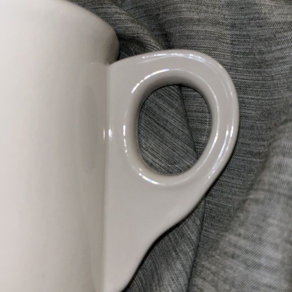 Anthropologie Monogram "S” Alphabet Mug Shaving Style Cup White Black Letter - Picture 7 of 8